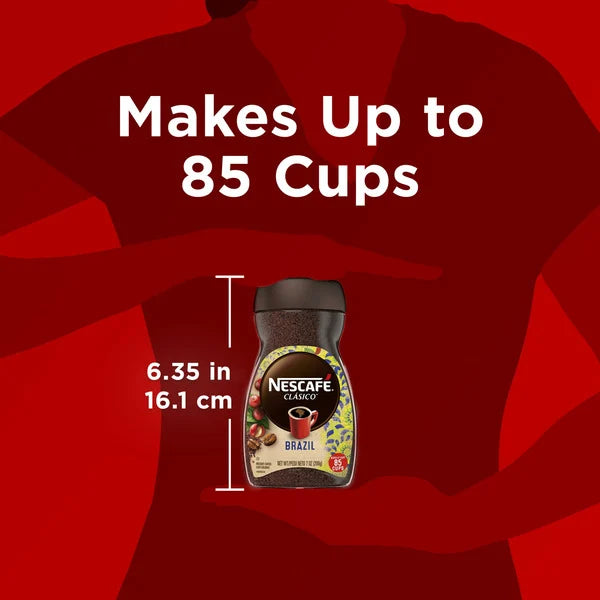 NESCAFÉ CLÁSICO Brazil Dark Roast Instant Coffee 7 oz