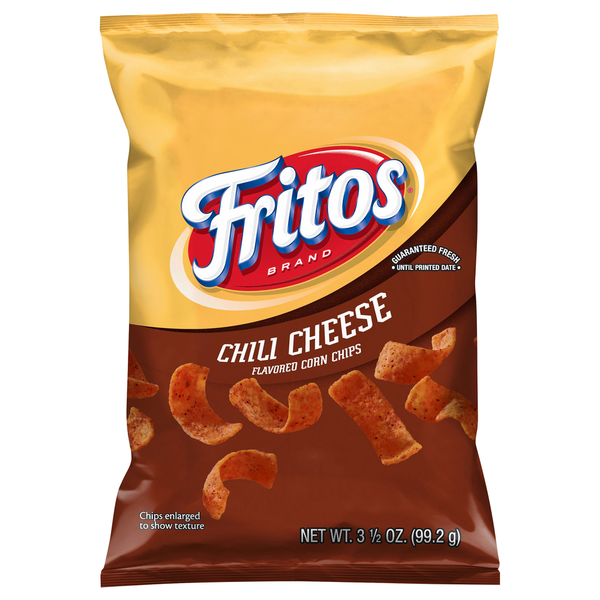 Fritos Corn Chips, Chili Cheese Flavored 3.5 oz