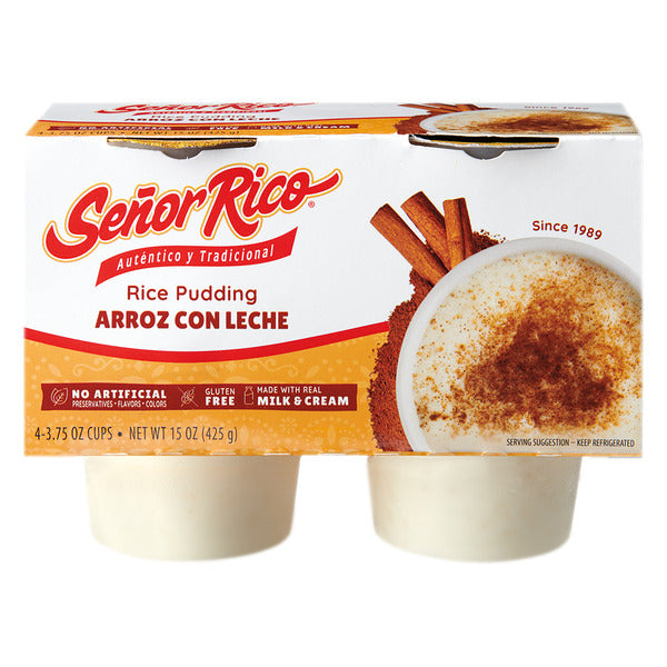 Senor Rico Rice Pudding 4 pk 3.75 oz