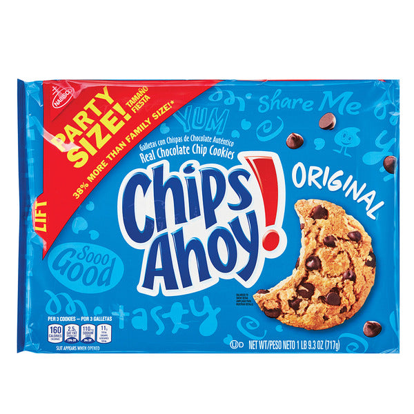 Nabisco Chips Ahoy Party Size 25.3 oz