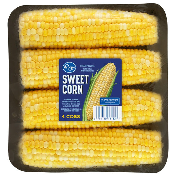 Fresh Sweet Corn on the Cob - 4 Count