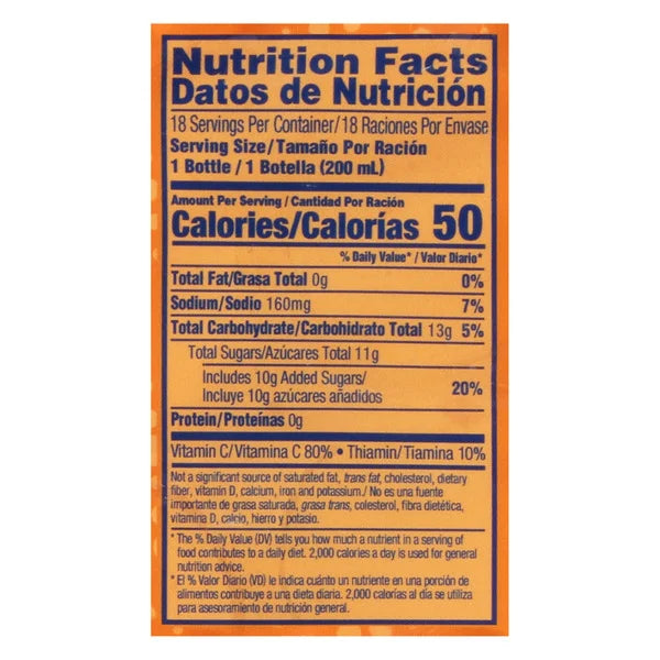 SunnyD Tangy Original Orange Juice Drink 6.75 oz
