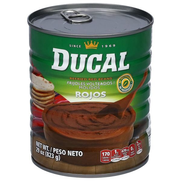 Frijoles rojos Ducales refritos, 29 oz