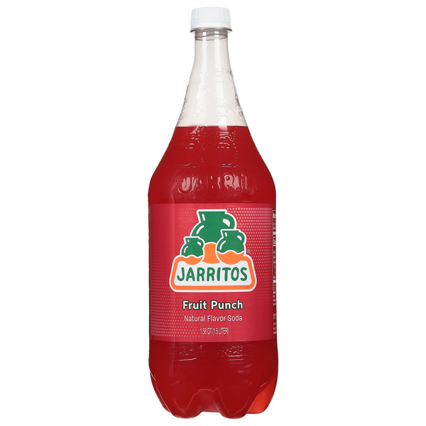 Jarritos Soda, Fruit Punch 1.58 qt