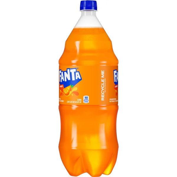 Fanta® Orange Caffeine Free Soda Bottle 2 L