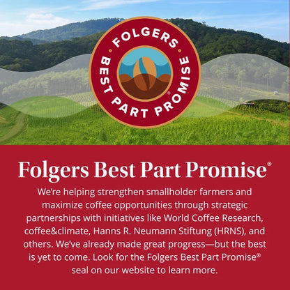 Folgers Classic Roast Ground Coffee, Medium Roast 9.6 oz