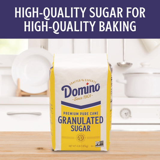 Domino Premium Pure Cane Granulated Sugar 4 lb