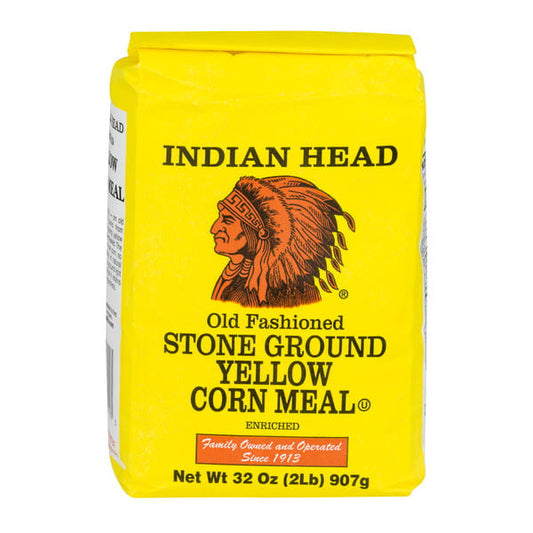 ndian Head Corn Meal, Old Fashioned Stone Ground, Yellow 32 oz
