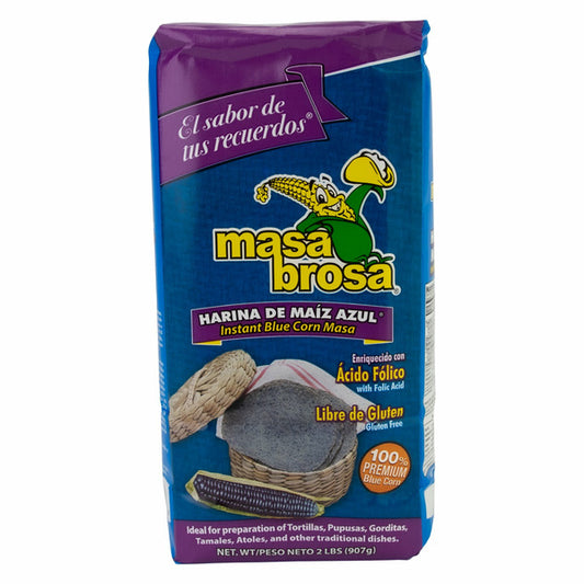 Masa Brosa Blue Corn Masa, Instant 2 lb