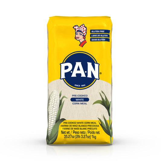 P.a.n. Precooked Corn Meal, White 35 oz