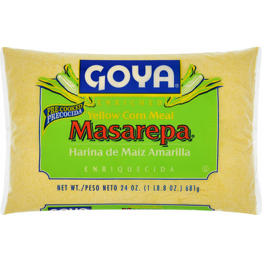 Goya Corn Meal, Yellow, Enriched 24 oz