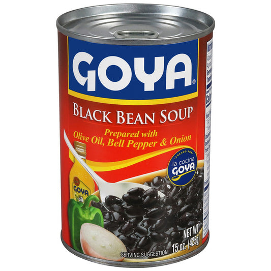 Goya Black Bean Soup 15 oz