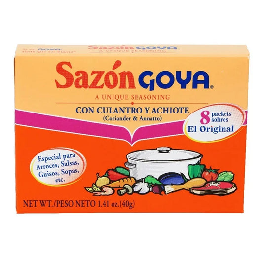 Goya Sazón Seasoning, with Coriander & Annatto 1.41 oz