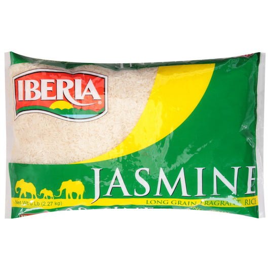 Iberia Jasmine Rice, Fragrant, Long Grain 5 lb