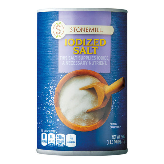 Stonemill Iodized Table Salt 26 oz