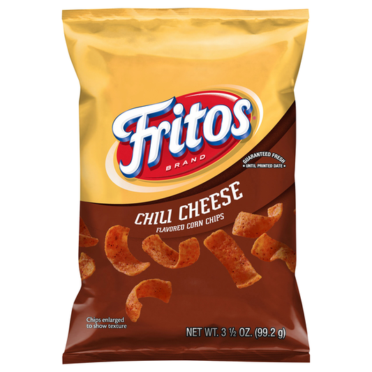 Fritos Corn Chips, Chili Cheese Flavored 3.5 oz