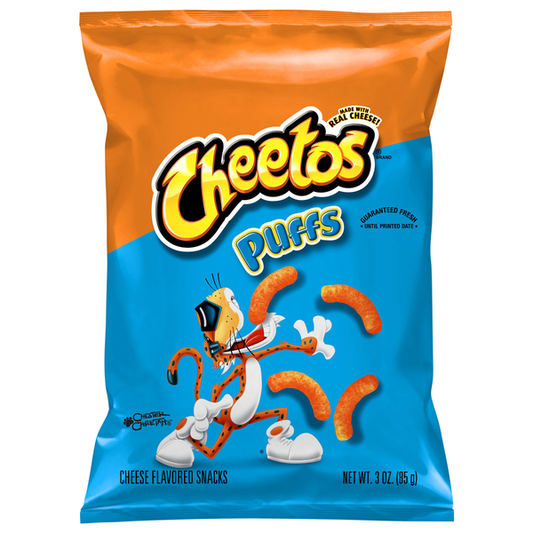 Cheetos Puffs, Cheese Flavored Snacks 3 oz