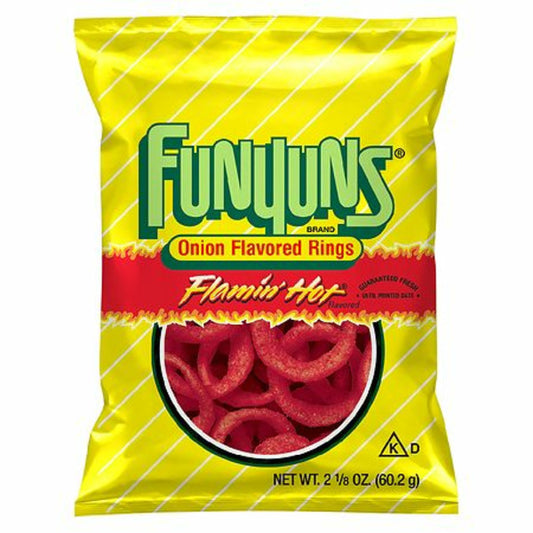 Funyuns Onion Flavored Rings, Flamin' Hot Flavored 2.125 oz