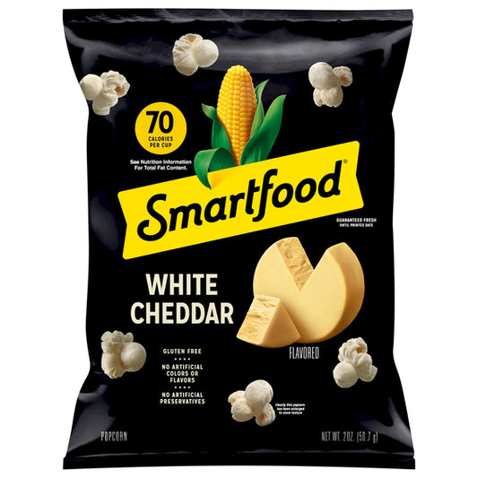 Smartfood Flavored Popcorn, White Cheddar 2 oz