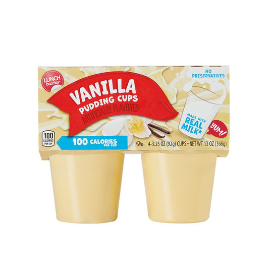 Lunch Buddies Vanilla Pudding Cups 3.2 oz