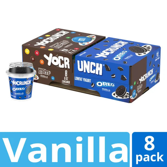 YoCrunch Oreo and M & M Yogurt Multipack 6 oz