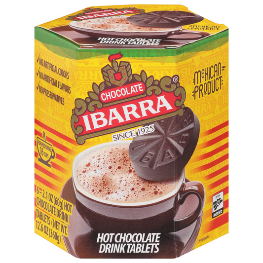 Ibarra Hot Chocolate Drink, Tablets 2.1 oz