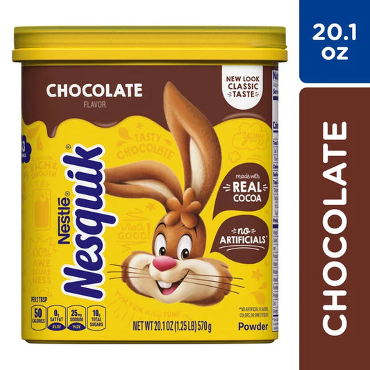 Nestlé NESQUIK Chocolate Powder Drink Mix 20.1 oz