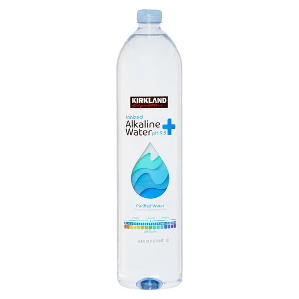 Kirkland Signature Alkaline Water, 1 L, 1-count 33.8 fl oz