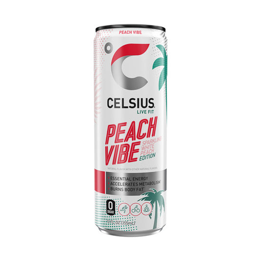 Celsius Sparkling Peach Vibe 12 fl oz
