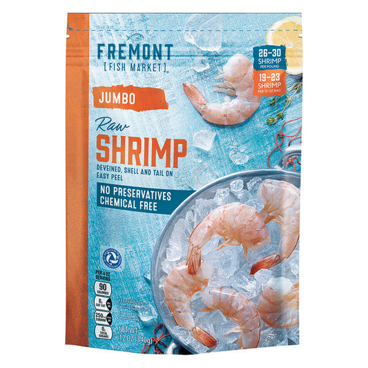 Fremont Fish Market Jumbo EZ Peel Raw Shrimp 12 oz