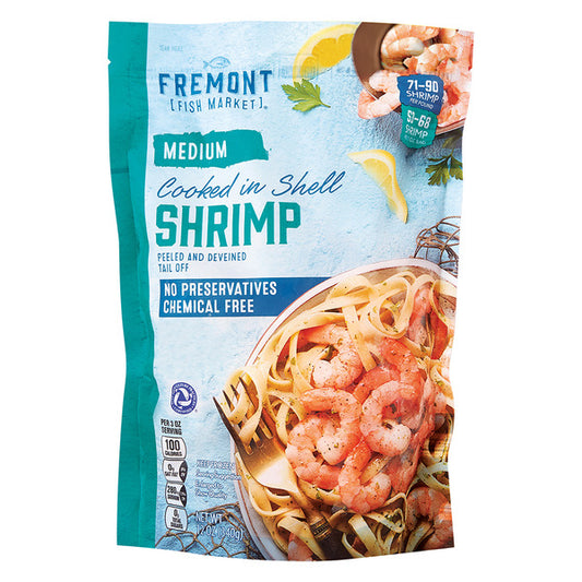 Fremont Fish Market Medium Cooked Shrimp 12 oz