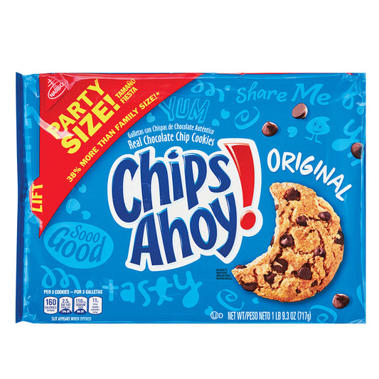 Nabisco Chips Ahoy Party Size 25.3 oz