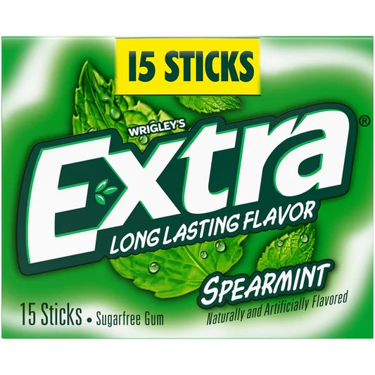 Extra Spearmint Gum 15 sticks