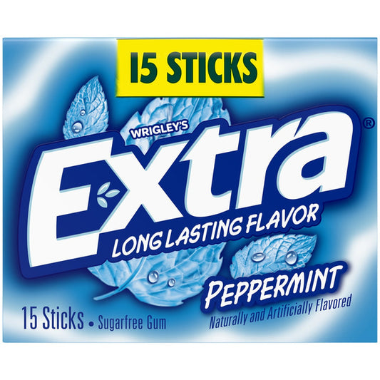 Extra Peppermint Gum 15 ct