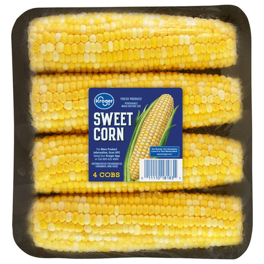 Fresh Sweet Corn on the Cob - 4 Count