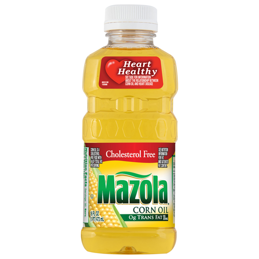Mazola Corn Oil, Cholesterol Free 16 fl oz