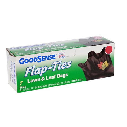 Good Sense 39 Galloon Zipper Seal Plastic Lawn Bags 7 ct