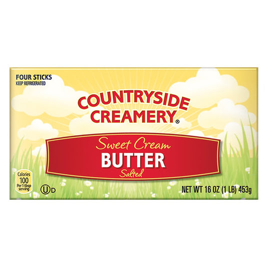 Countryside Creamery Salted Butter Quarters 16 oz