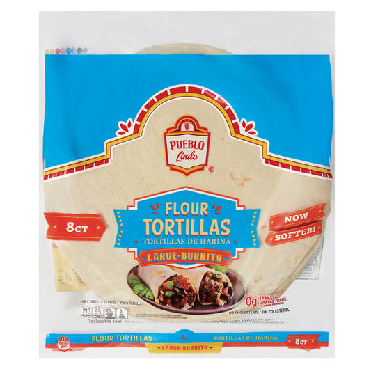 Pueblo Lindo Burrito Tortillas 8 ct