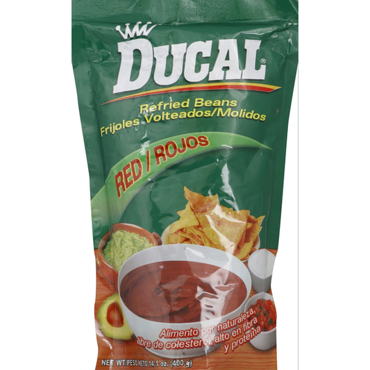 Ducal Refried Beans, Red 14.1 oz
