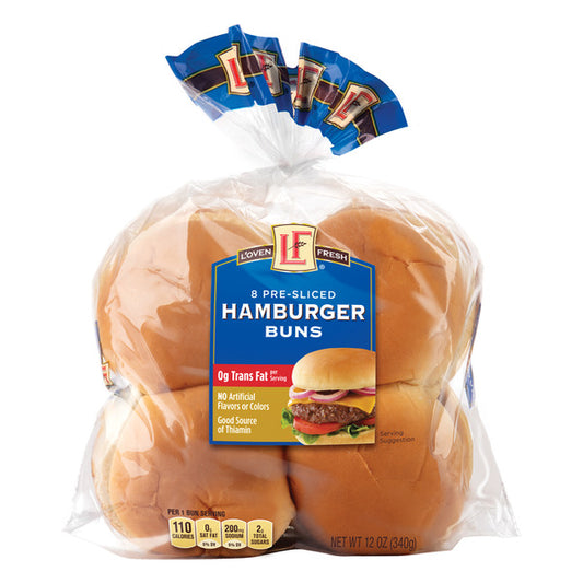 Fresh Hamburger Buns 12 oz