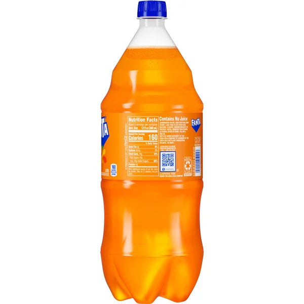 Fanta® Orange Caffeine Free Soda Bottle 2 L