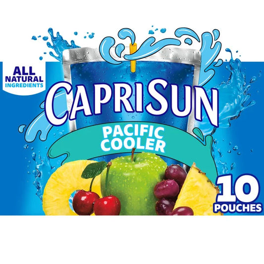 Capri Sun Pacific Cooler Mixed Fruit Naturally Flavored Juice Drink Blend 6 fl oz