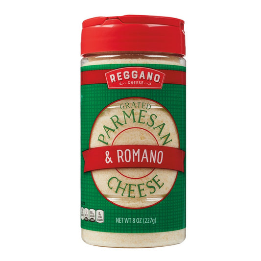 Reggano Grated Parmesan and Romano Cheese 8 oz