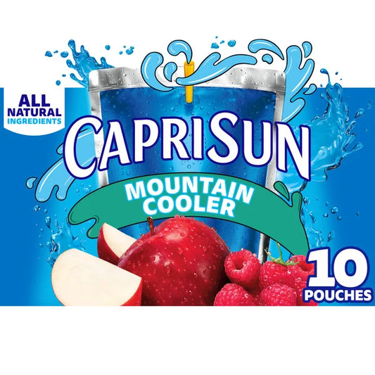 Capri Sun Mountain Cooler Mixed Fruit Naturally Flavored Juice Drink 6 fl oz