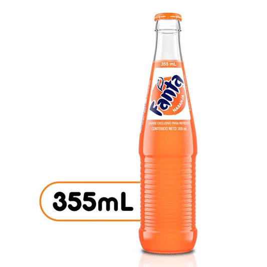 Fanta De Mexico Orange Soda 355 ml