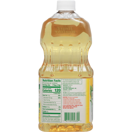 Mazola Corn Oil, Cholesterol Free, 100% Pure 32 fl oz