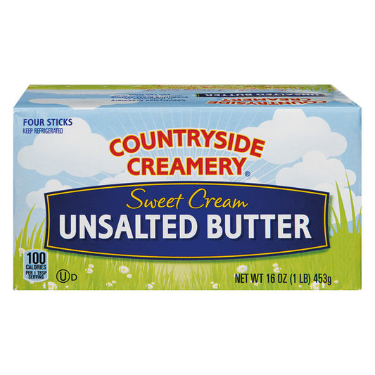 Countryside Creamery Unsalted Butter Quarters 16 oz