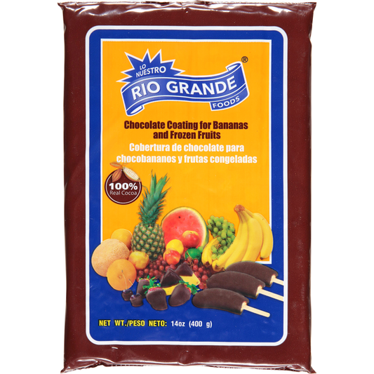 Rio Grande Chocolate Coating for Bananas and Frozen Fruits 14 oz