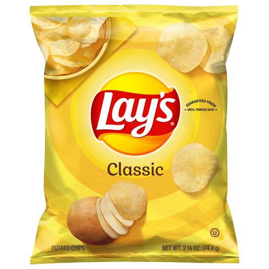Lay's Potato Chips, Classic 2.625 oz